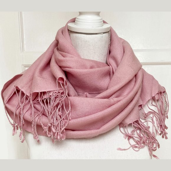 Echo Pink Pashmina 50% Cashmere, 50% Silk Never Worn Condition - Picture 3 of 5